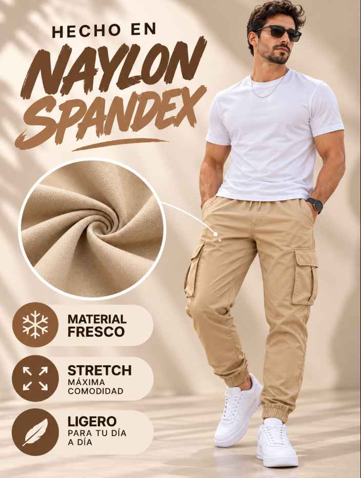 Jogger Cargo para Hombre : Estilo Urbano y Comodidad