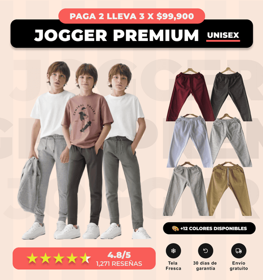 Jogger Para Niños - Comodidad y Diversión en Cada Paso