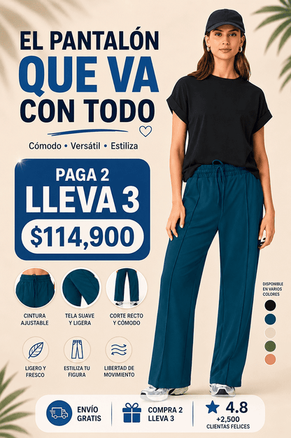 Jogger Bota Recta para Dama: Poder y Estilo
